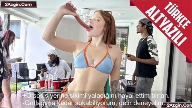 Mangal Partisinde Tanıştığı Adama Domaldığında İnliyor